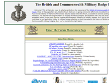 Tablet Screenshot of britishbadgeforum.com